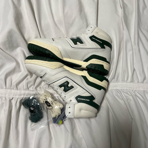 New Balance 650R - Aime Leon Dore White Green - Picture 3 of 6